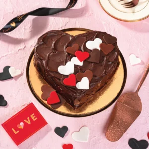 Chocolate Heart Cake - KHI ONLY